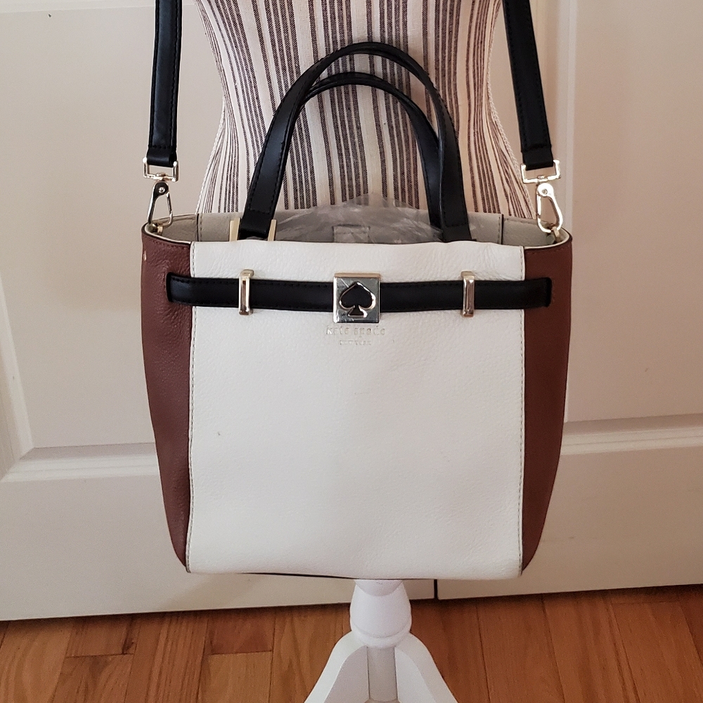 Kate Spade crossbody bag (brown/white/black)